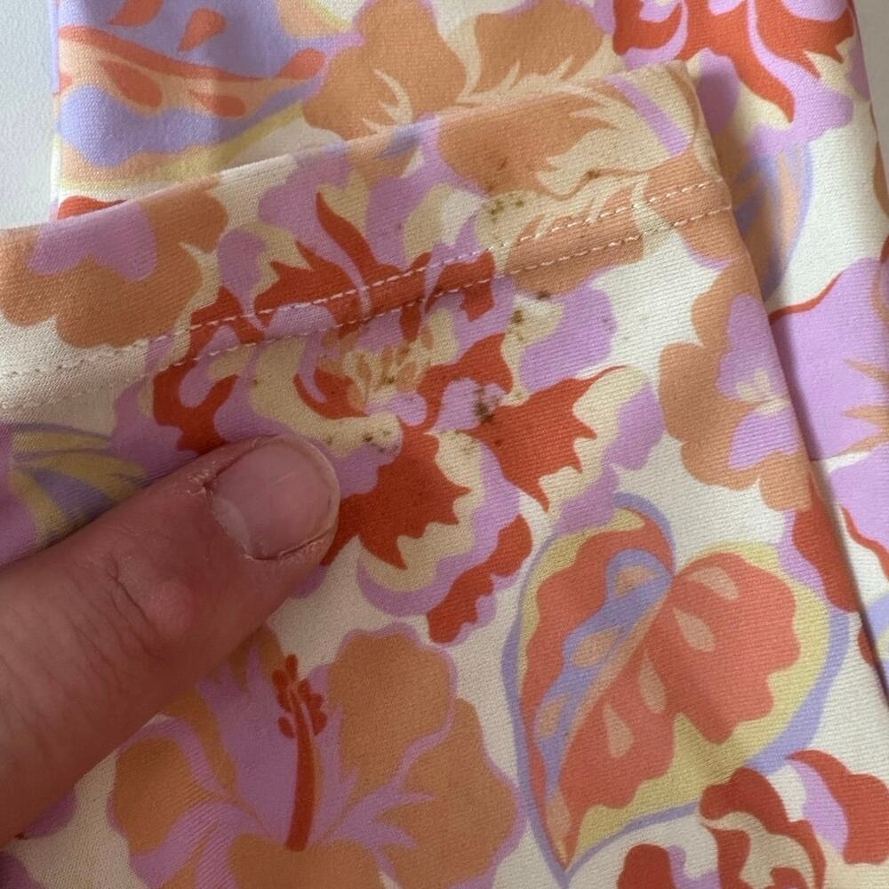 Rusty Surf Women’s One Piece Open Back Paddlesuit Size L‎ Floral Beach Summer - Picture 9 of 10